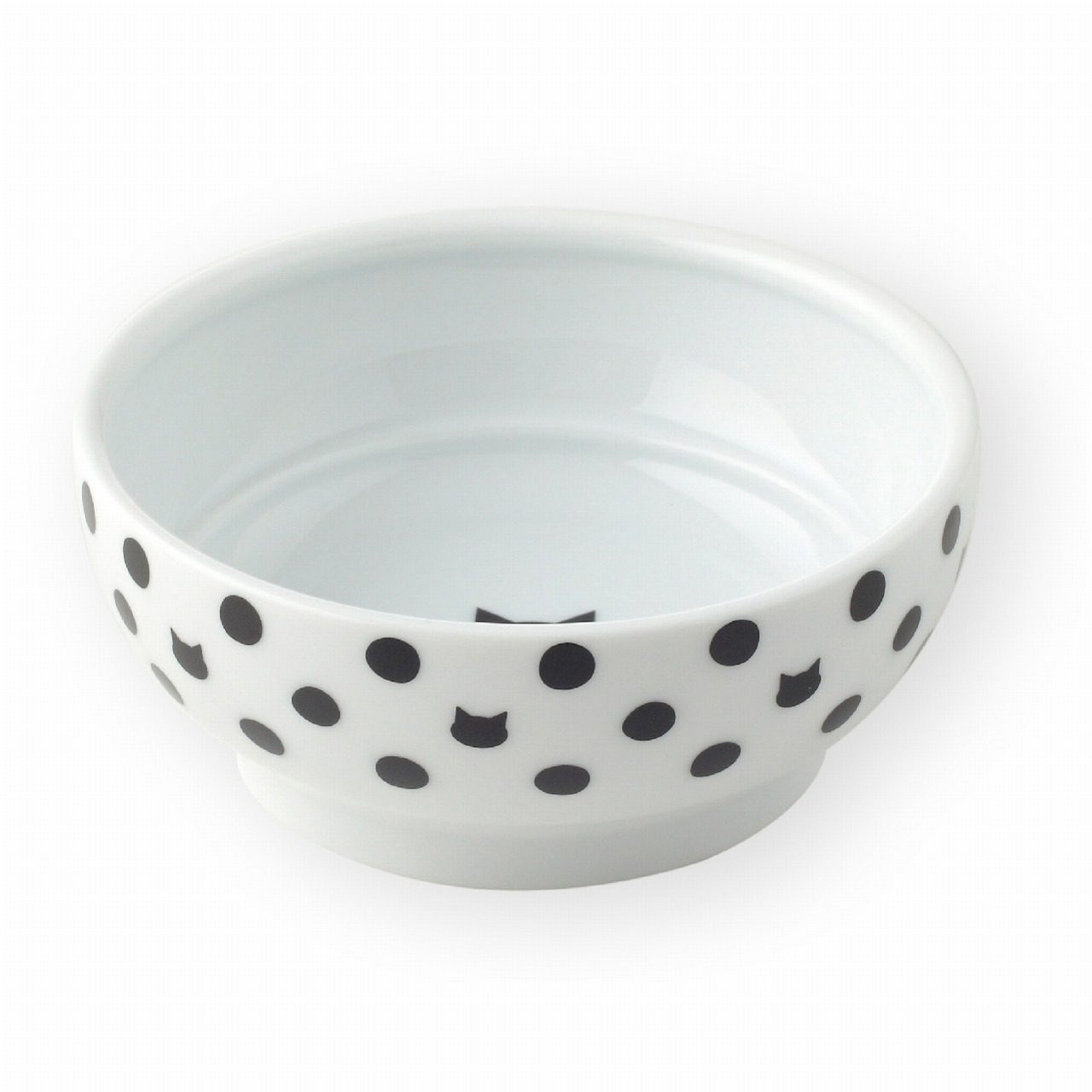 Anti-Spill Cat Food Bowl <br>(Cat Dot)
