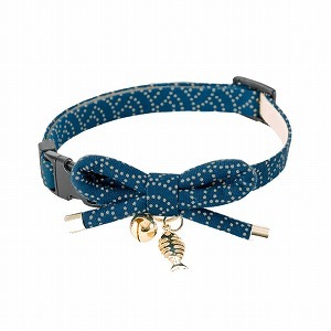 ZEN Fish Charm Cat Collar <br>(Blue)