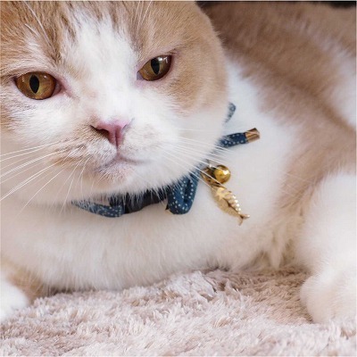 Necoichi Zen Fish Charm Cat Collar