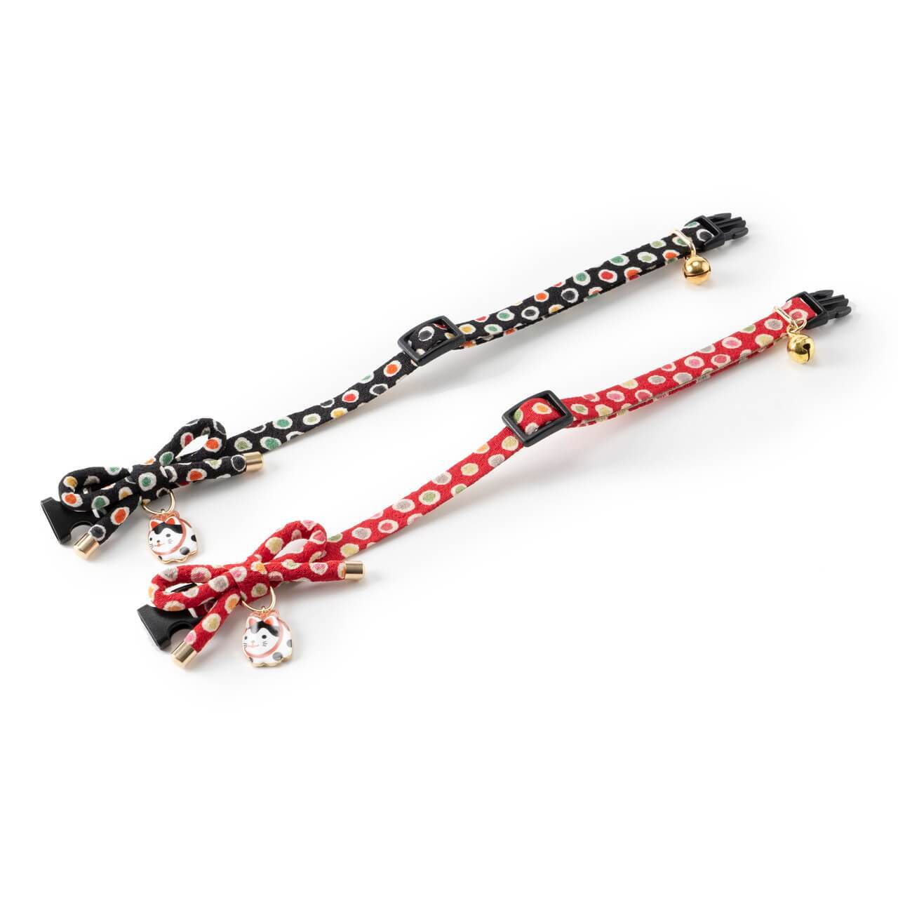 Zen Hariko Charm Cat Collar (Black)