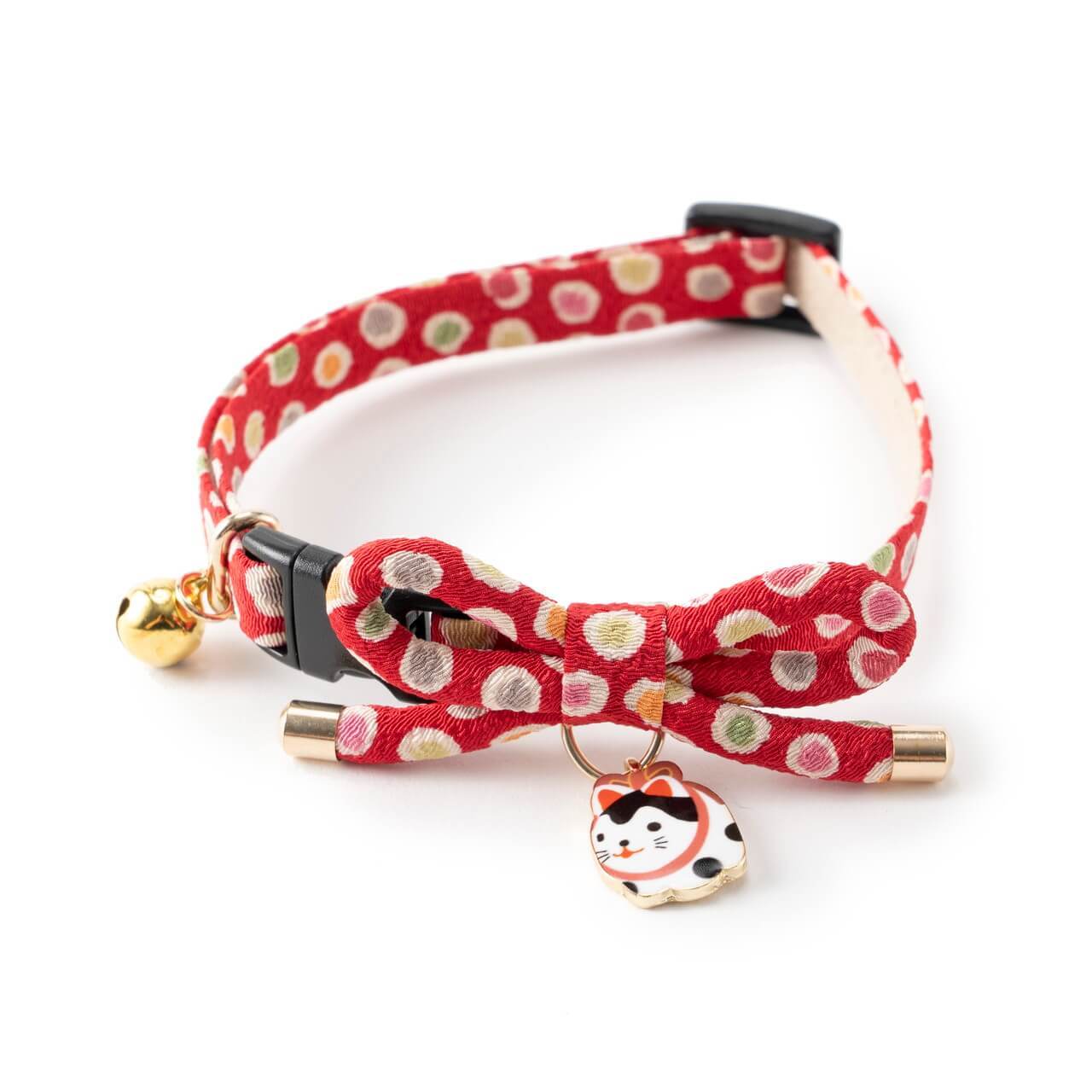 Zen Hariko Charm Cat Collar <br>(Red)