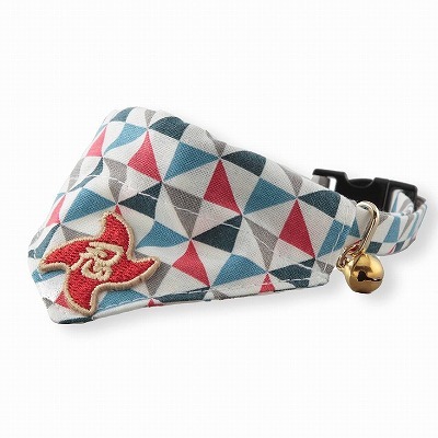 Ninja Cat Bandana Collar (Blue)