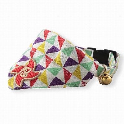 Ninja Cat Bandana Collar (Yellow)