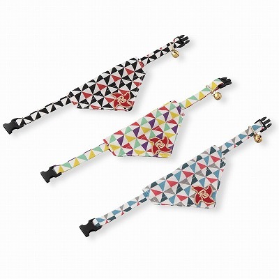 Ninja Cat Bandana Collar (Yellow)