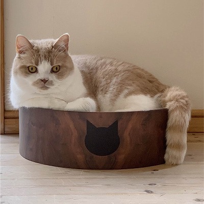 Cozy Cat Scratcher Bowl (Dark Cherry)16