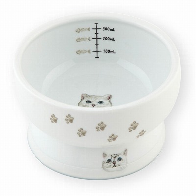 Necoichi - Raised Cat Food Bowl Large (Limited Edition Sakura 2022) -  Katzenworld Shop