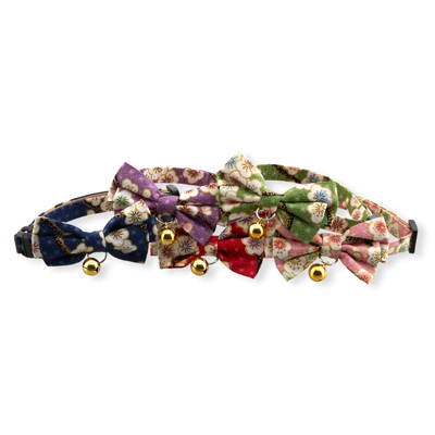 Hanami Bow Tie Cat Collar Lavender  5