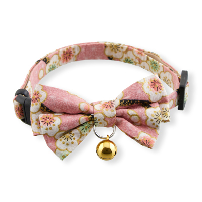 Hanami Bow Tie Cat Collar PastelPink Main