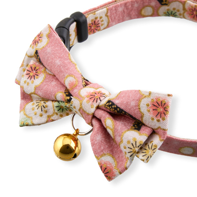 Hanami Bow Tie Cat Collar PastelPink 1