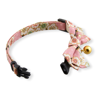 Hanami Bow Tie Cat Collar PastelPink 3