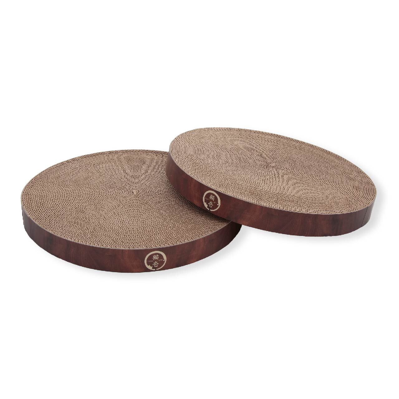Cozy Cat Scratcher Bowl Replacement Pad (Dark Cherry, 2 pack)