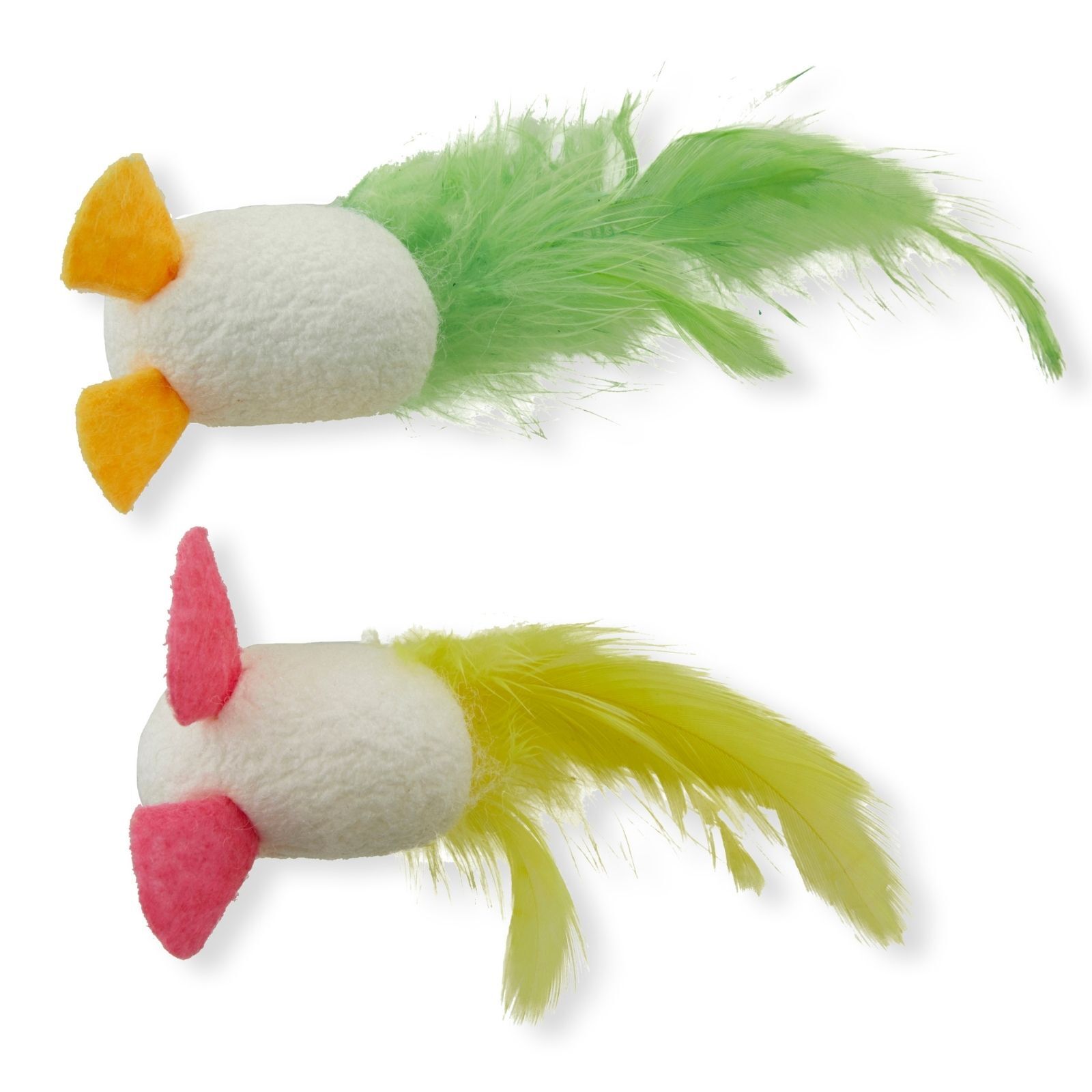 Flitters Wobble Mouse Cocoon Toys (Feather)