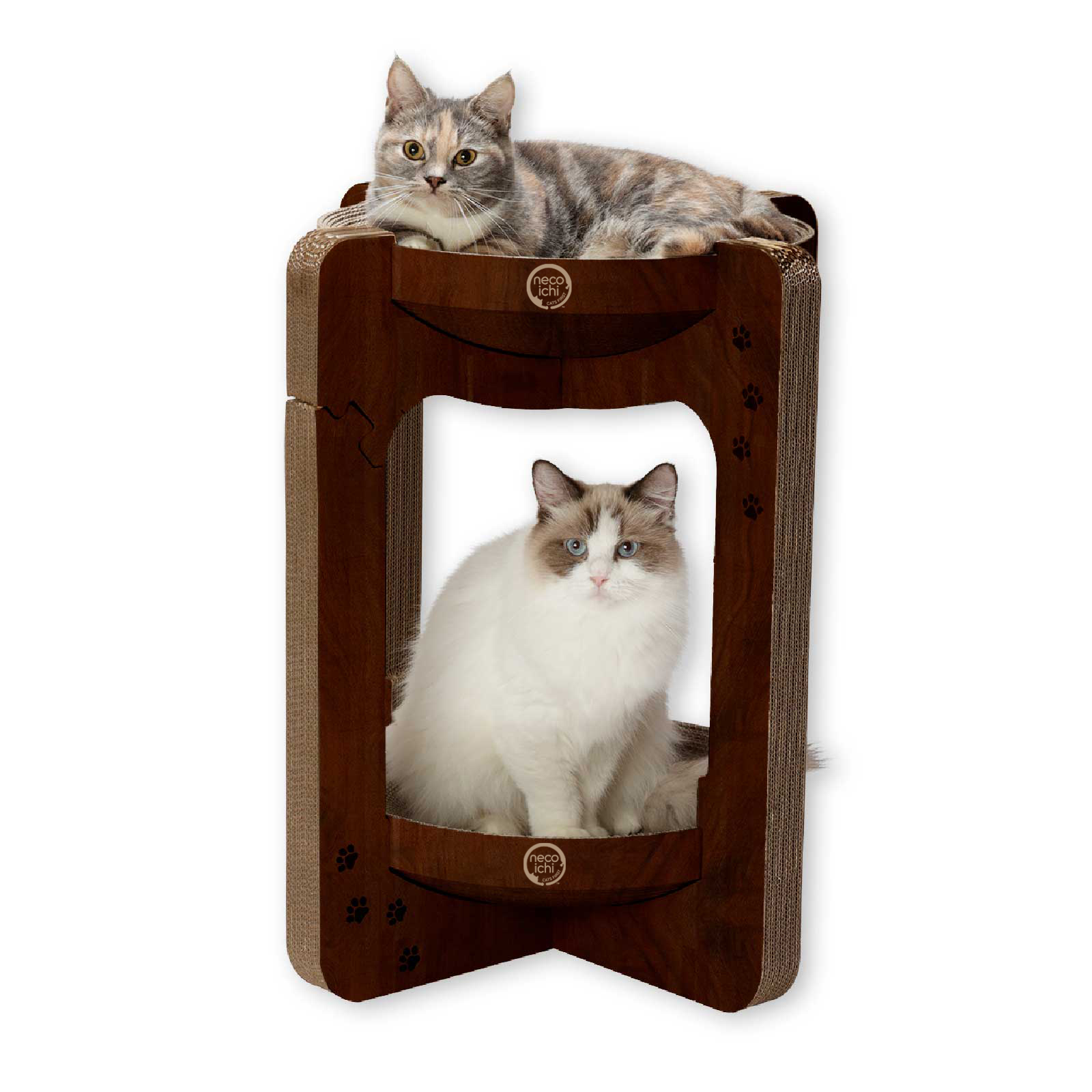 Cozy Cat Scratcher Tower (Dark Cherry)