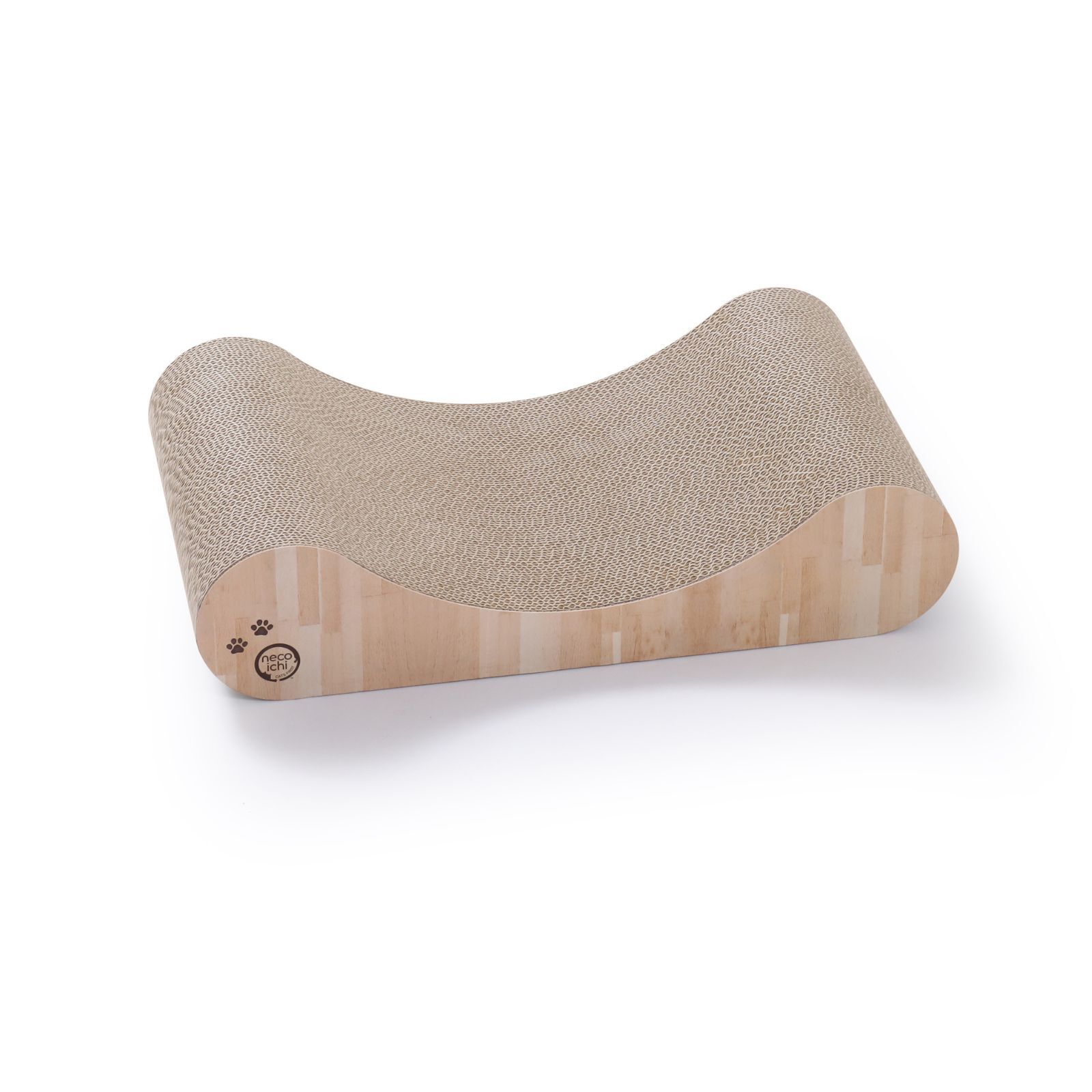 Premium Comfort Curved Cat Lounger Large (Oak)